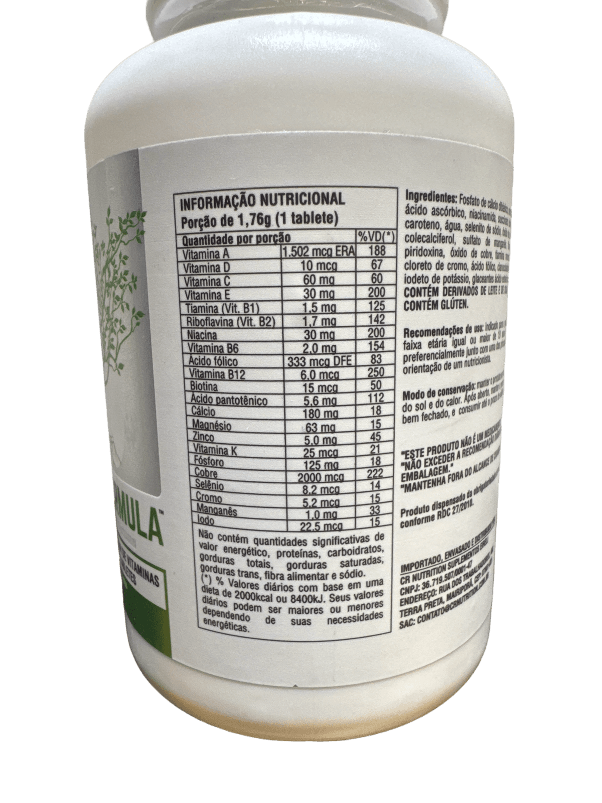 MULTIVITAMÍNICO 100 CÁPSULAS — DAILY FORMULA