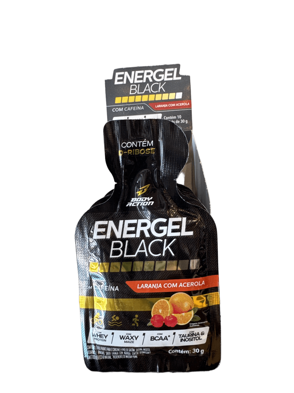 ENERGEL BLACK LARANJA COM ACEROLA 30G — BODYACTION — BODYACTION