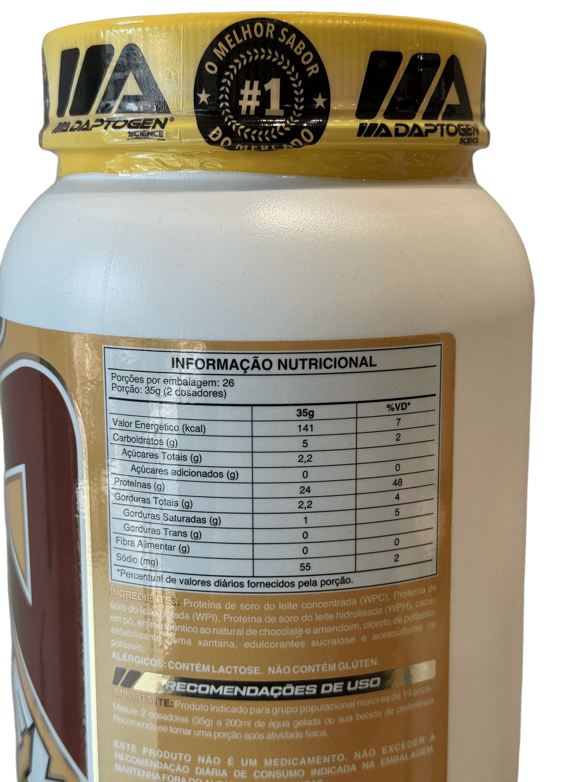 TASTY WHEY CHOCOLATE PEANUT BUTTER 900G — ADAPTOGEN