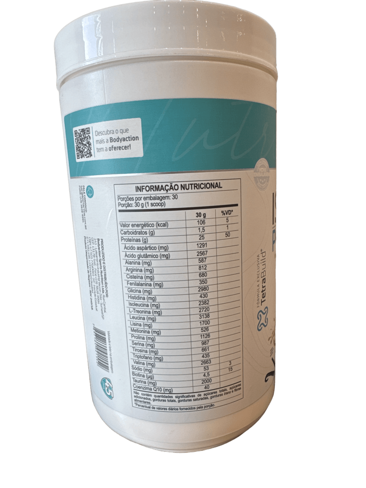 ISOLATE PRIME WHEY BAUNILHA NATURAL 900G — BODYACTION