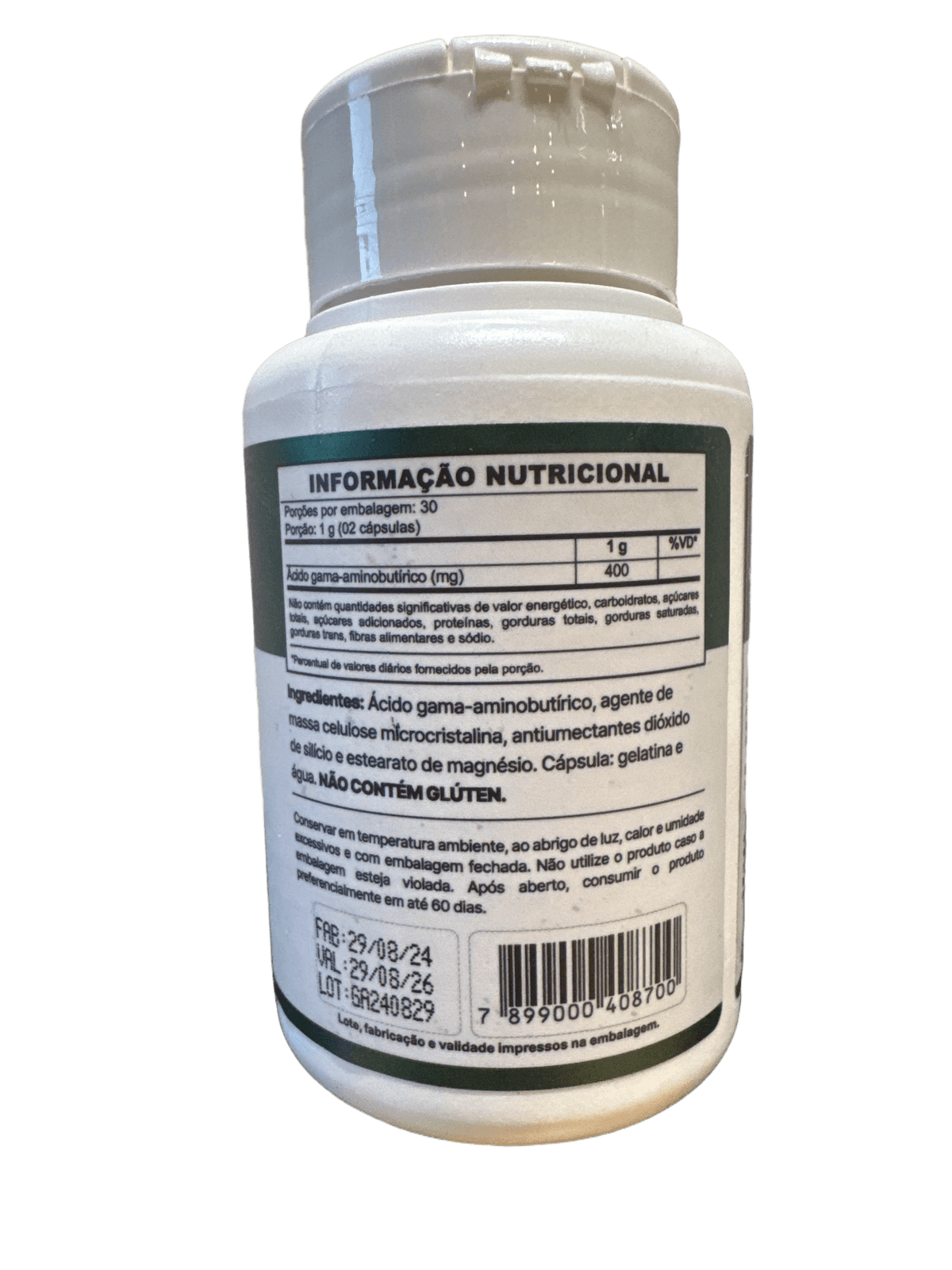GABA 60 CÁPSULAS — VEGETAL LABS