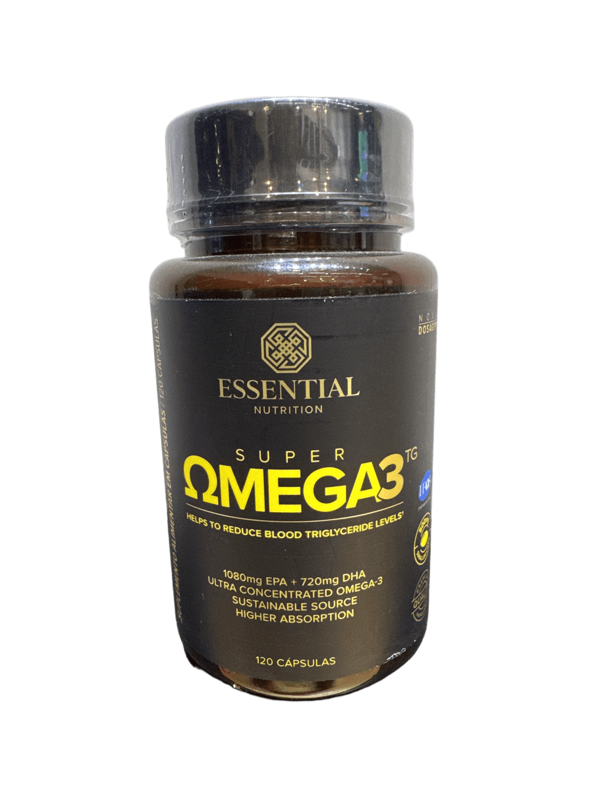 SUPER OMEGA 3 TG 500MG 120 CÁPSULAS — ESSENTIAL