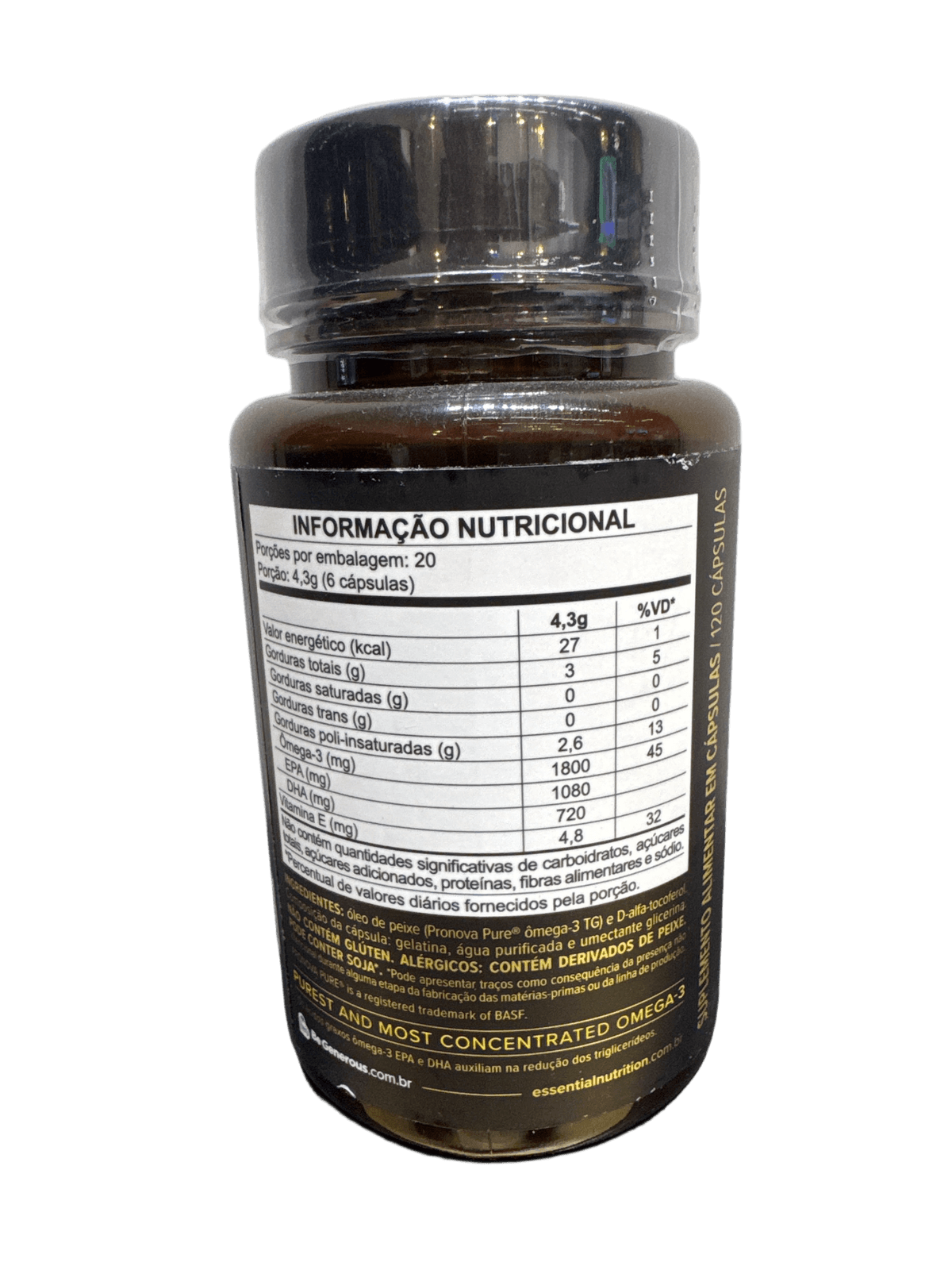 SUPER OMEGA 3 TG 500MG 120 CÁPSULAS — ESSENTIAL