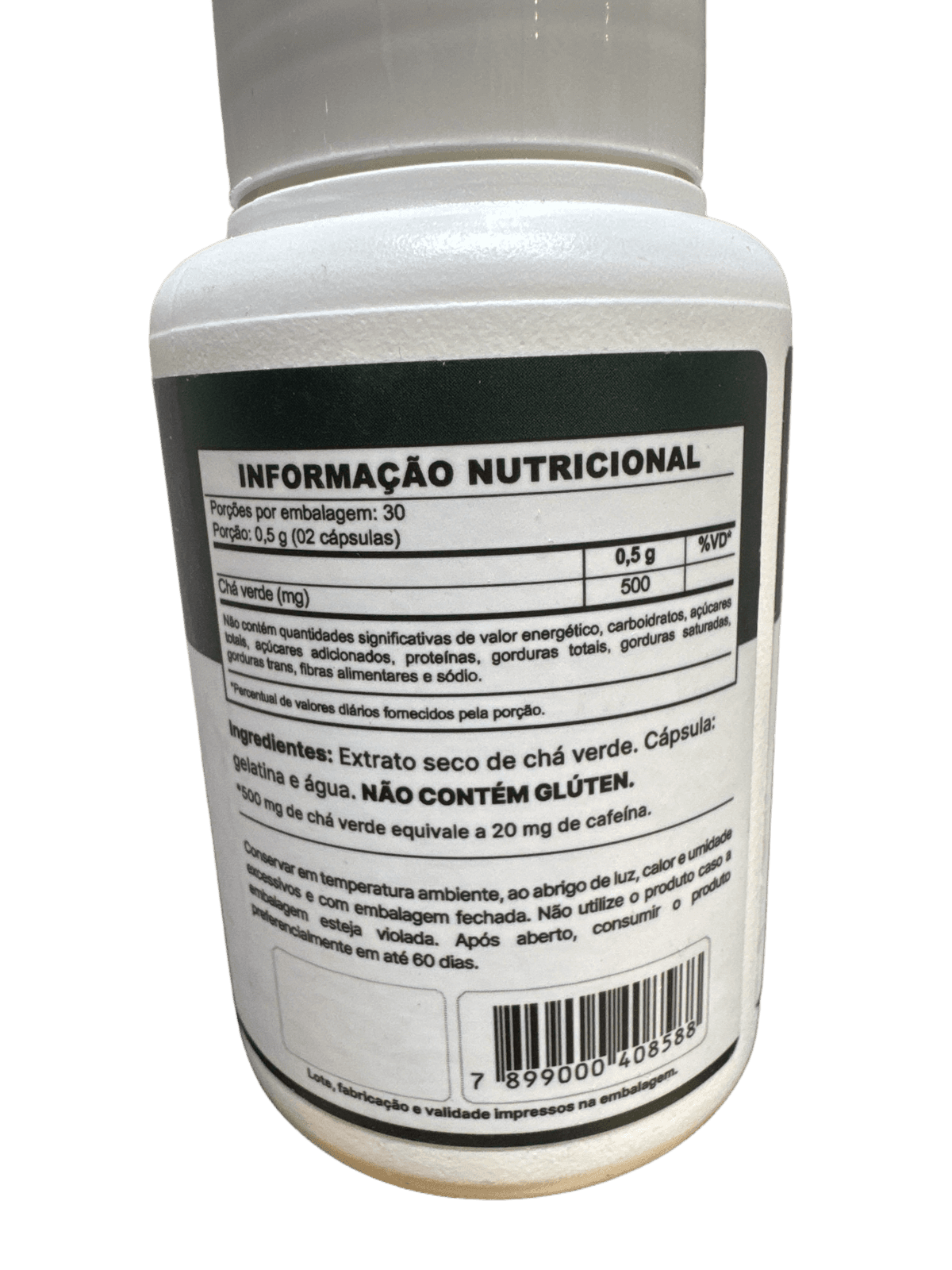 CHÁ VERDE 250MG 60 CÁPSULAS — VEGETAL LABS