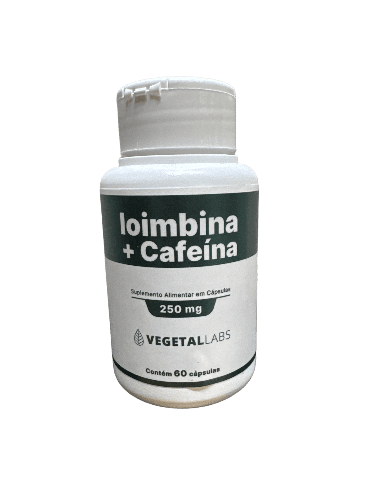 IOIMBINA COM CAFEÍNA 60 CÁPSULAS — VEGETAL LABS