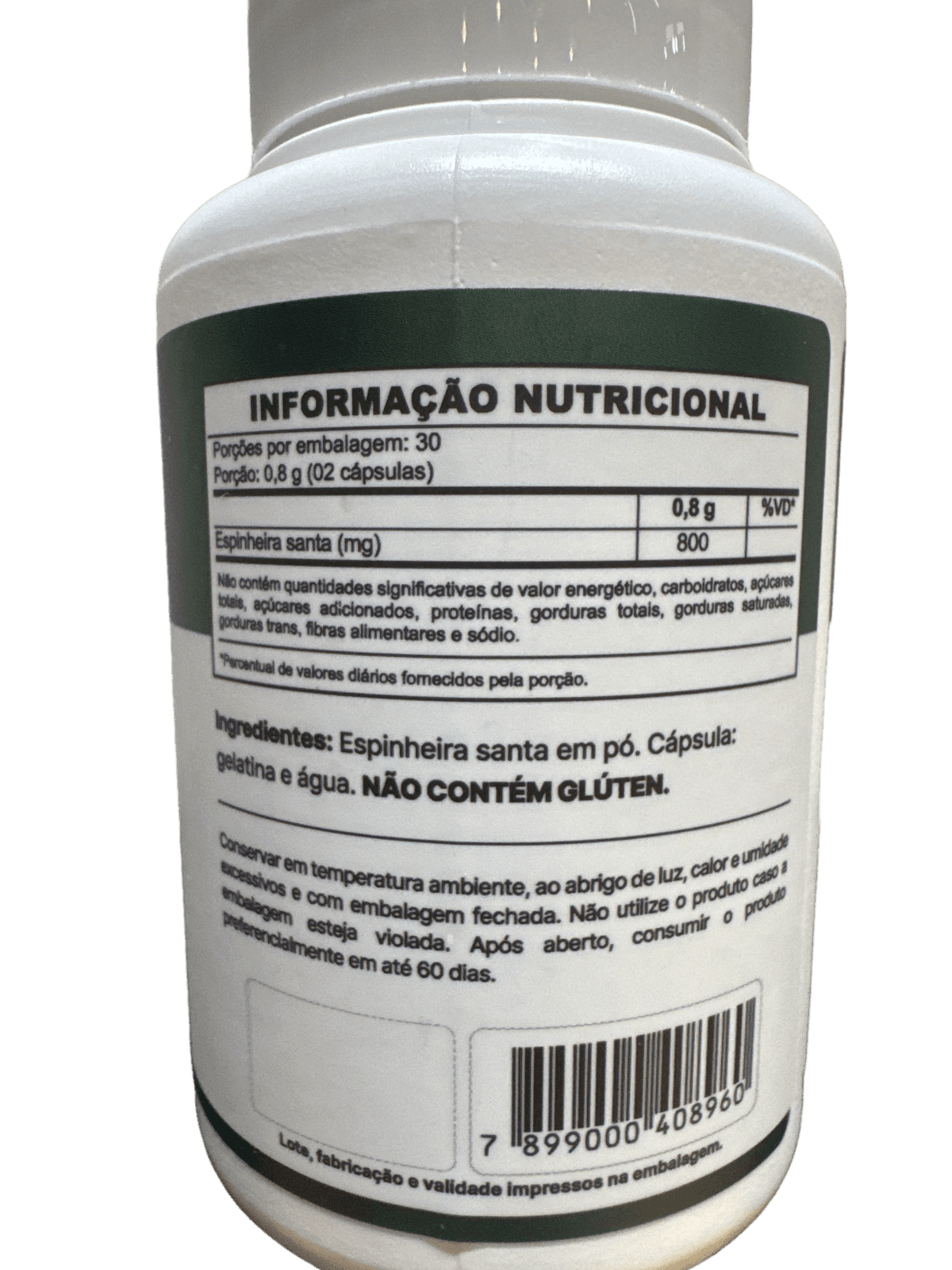 ESPINHEIRA SANTA 400MG 60 CÁPSULAS — VEGETAL LABS