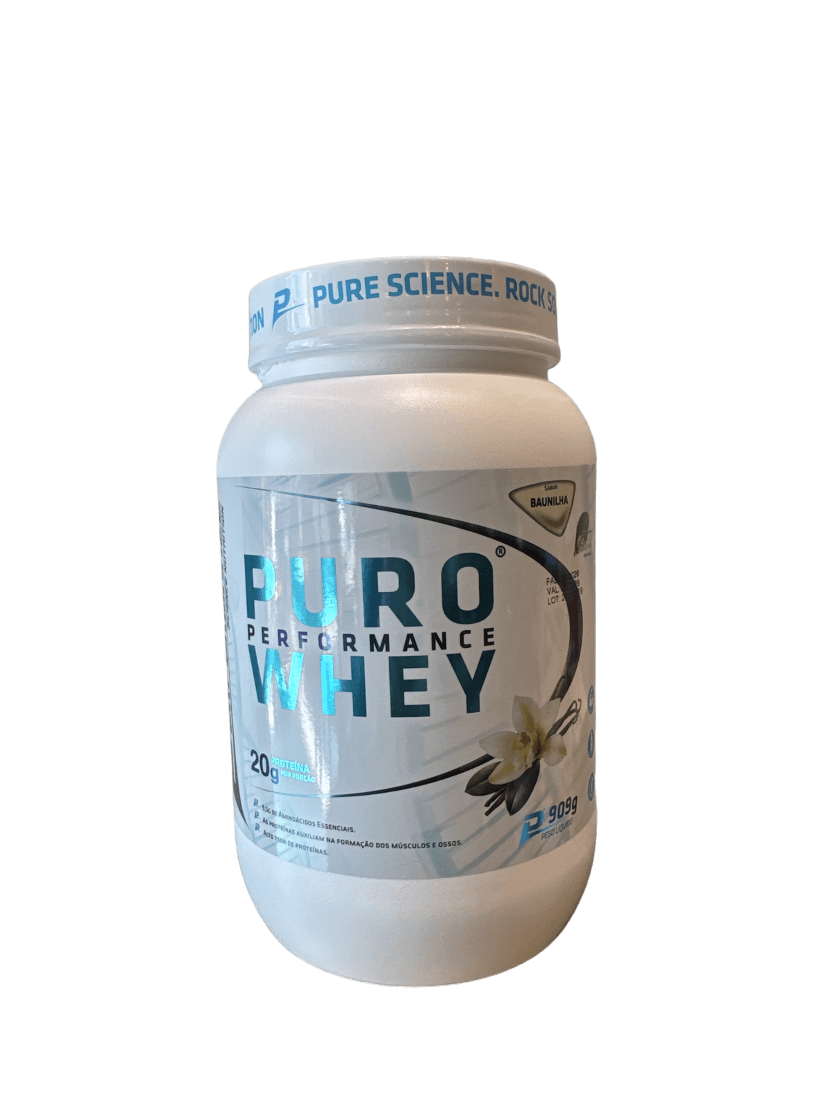 PURO WHEY BAUNILHA 909G — PERFORMANCE — PERFORMANCE SCIENCE NUTRITION