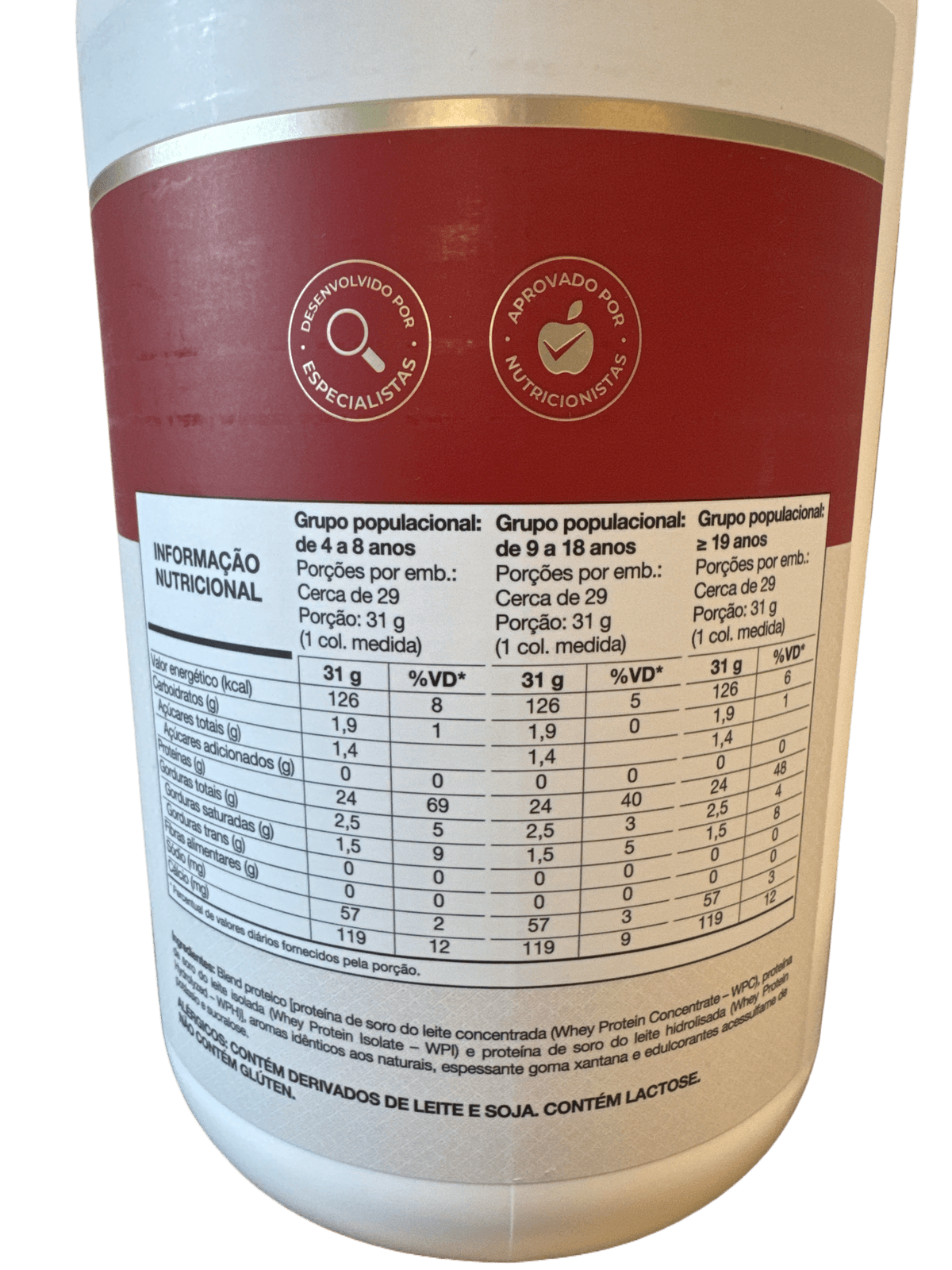 WHEY FORT 3W 900G BAUNILHA — VITAFOR
