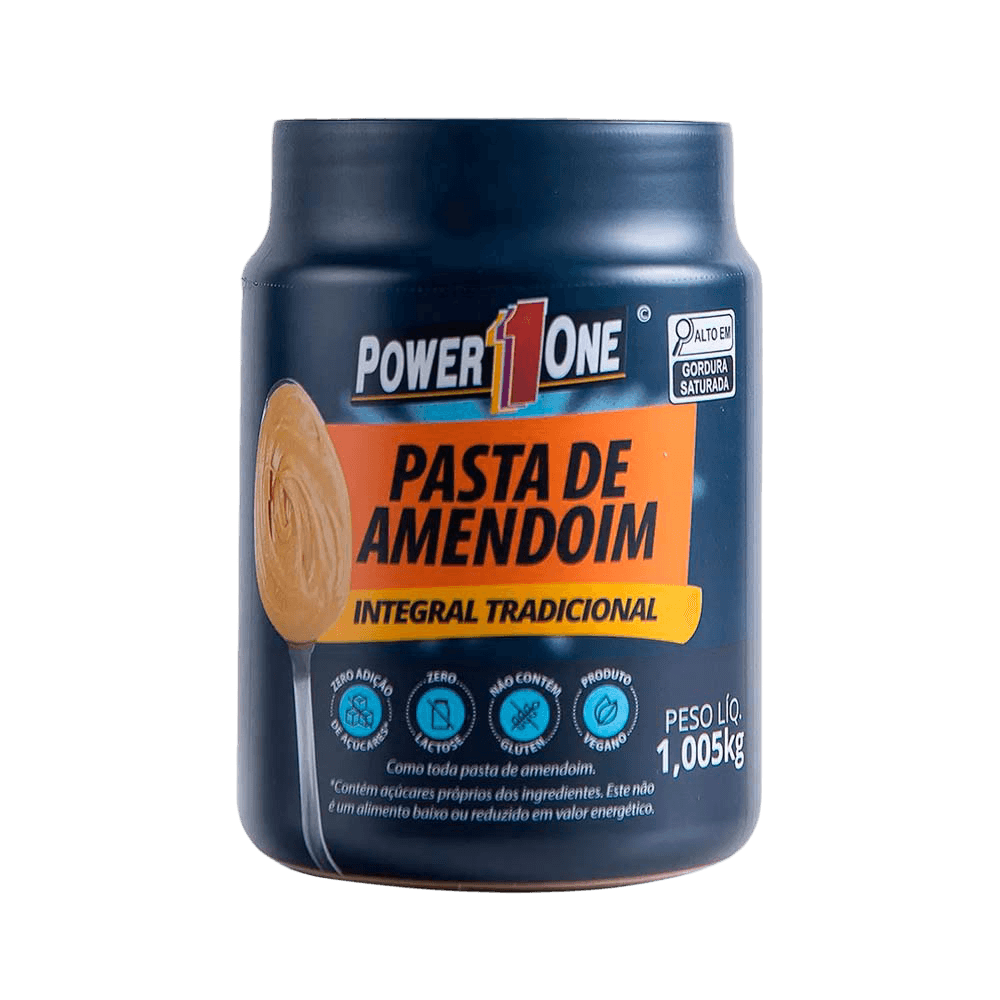 PASTA DE AMENDOIM TRADICIONAL 1.005KG — POWER1ONE