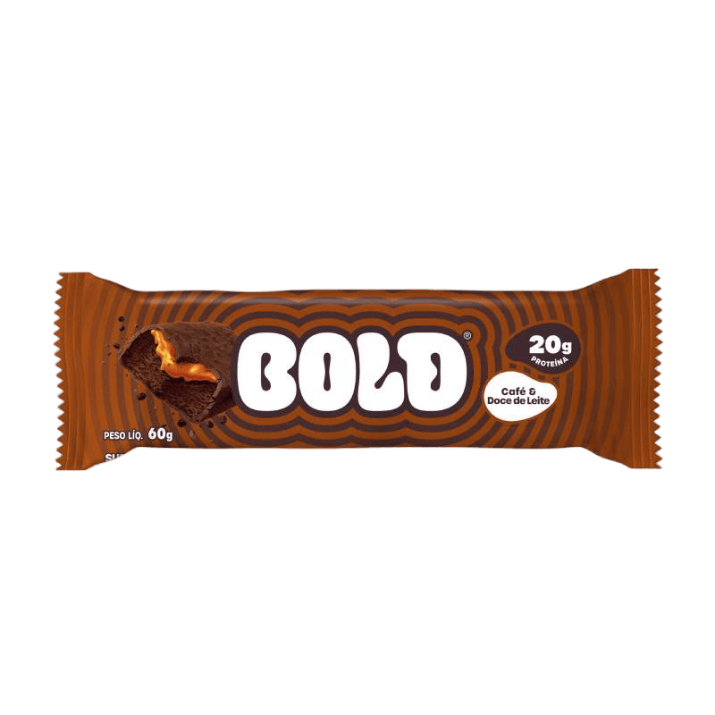 BAR CAFÉ E DOCE DE LEITE 60G — BOLD — BOLD