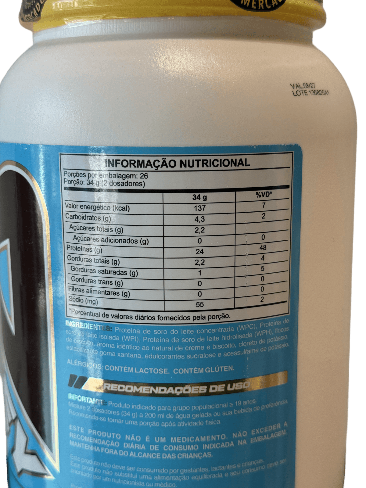 TASTY WHEY COOKIES CREAM 900G — ADAPTOGEN