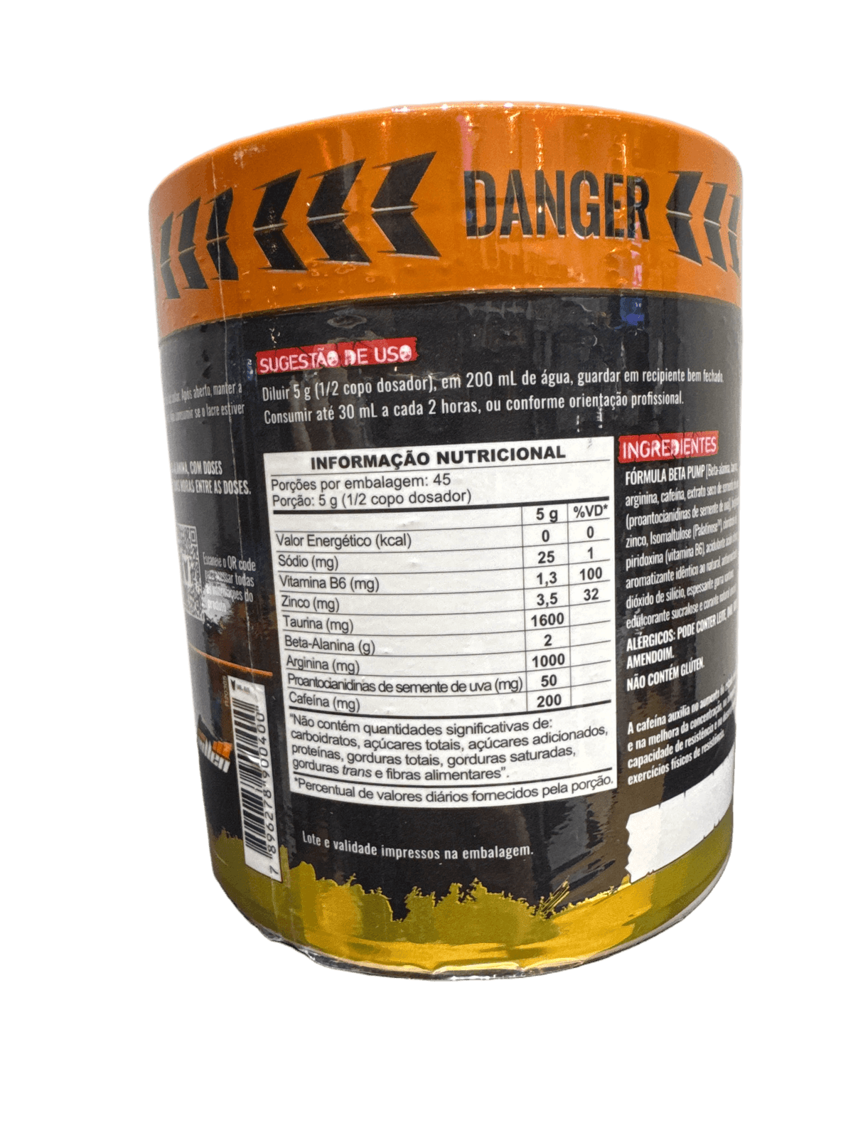 C4 BETA PUMP PRE WORKOUT FRUTAS AMARELAS 225G — NEW MILLEN