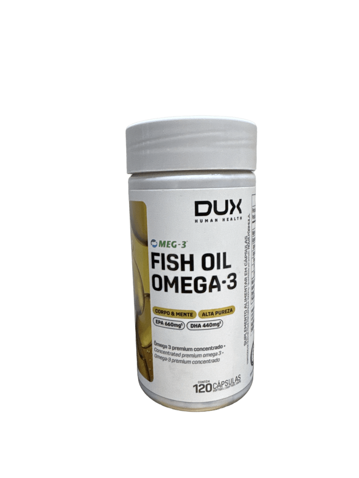 FISH OIL 120 CÁPSULAS — DUX