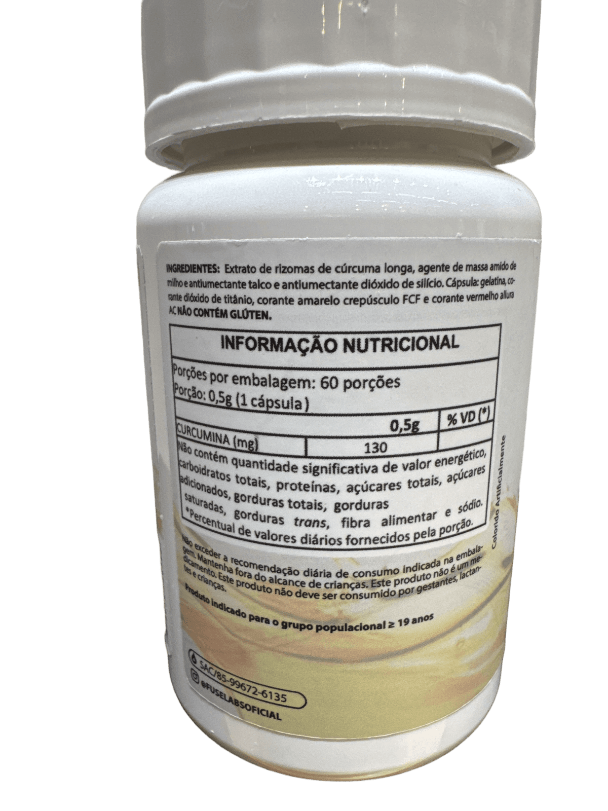 CURCUMINA 60 CÁPSULAS — RAPID
