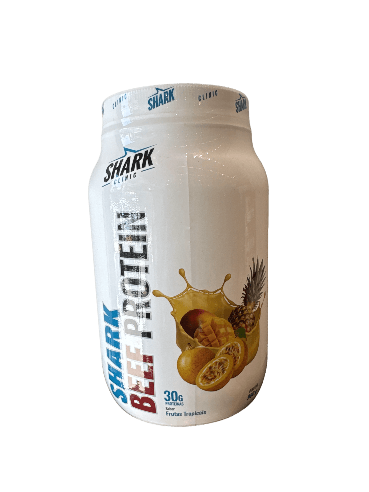 BEEF PROTEIN FRUTAS TROPICAIS 900G — SHARK PRO