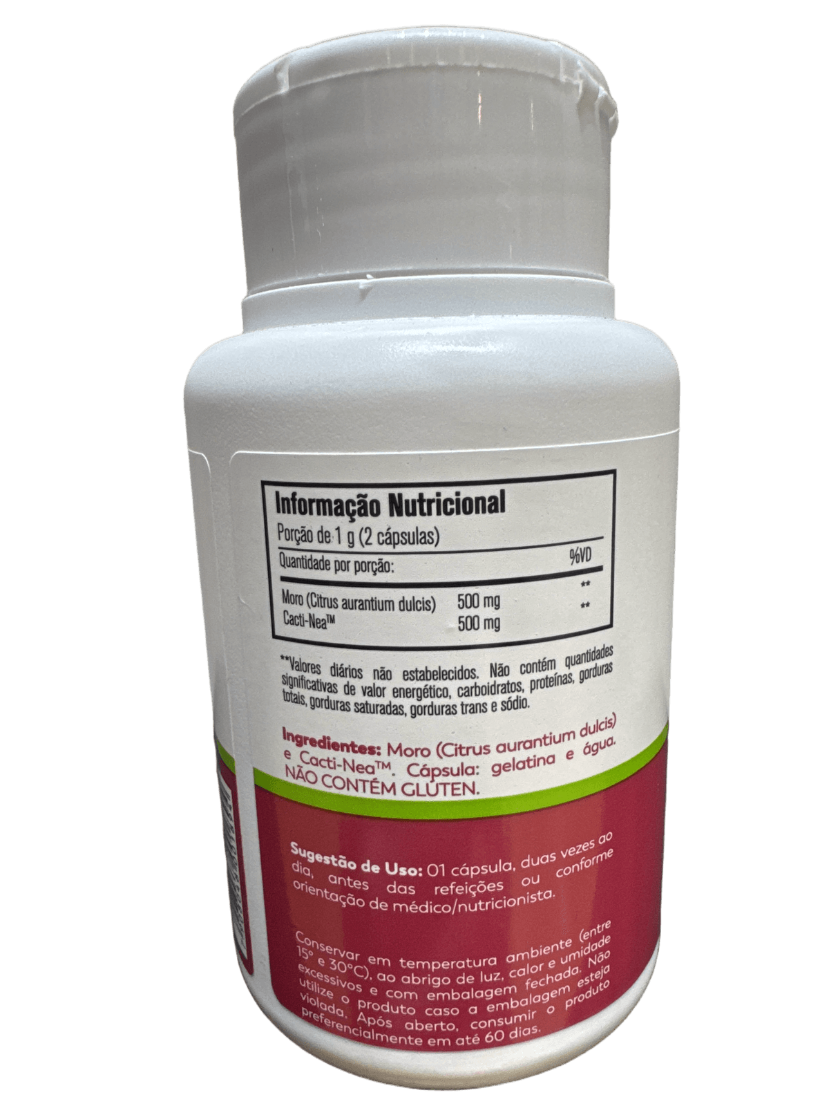UNIÇO VEGETAL MOROSIL + CACTI-NEA 1000MG 60CAPS