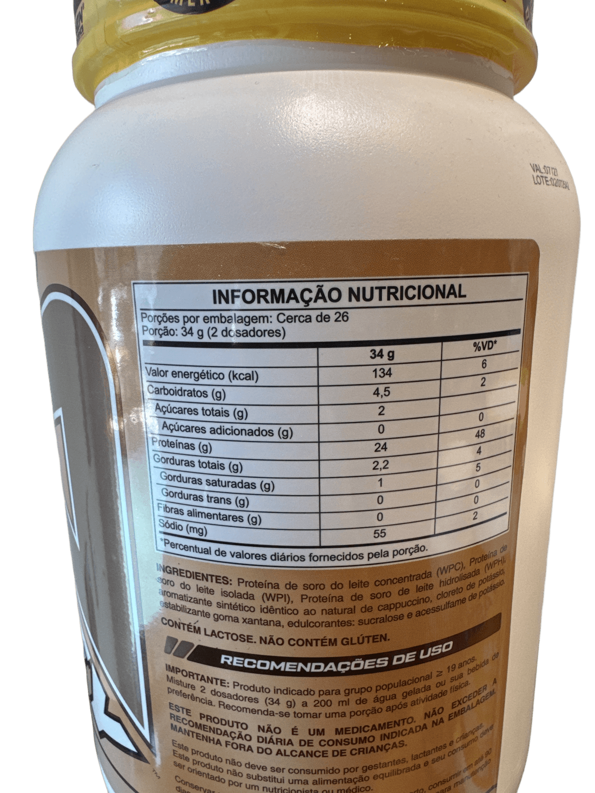 TASTY WHEY ADAPTOGEN CAPPUCCINO 900G