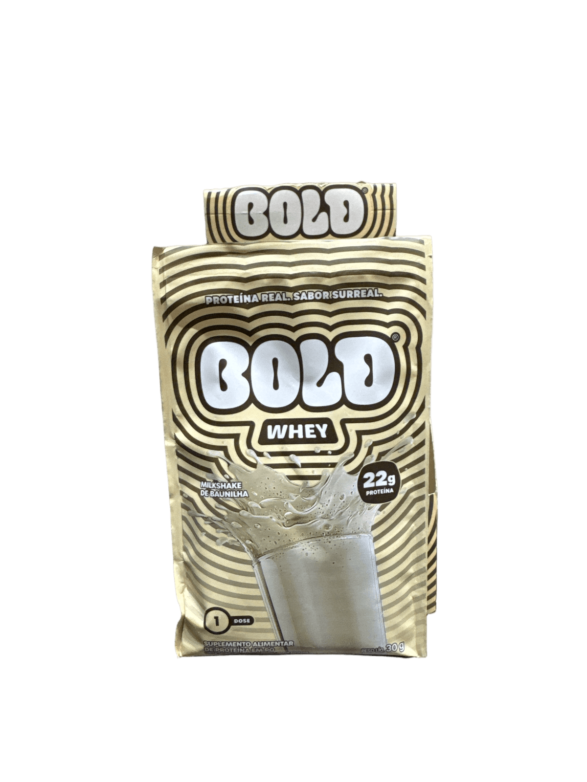 WHEY MILKSHAKE DE BAUNILHA 30G — BOLD — BOLD