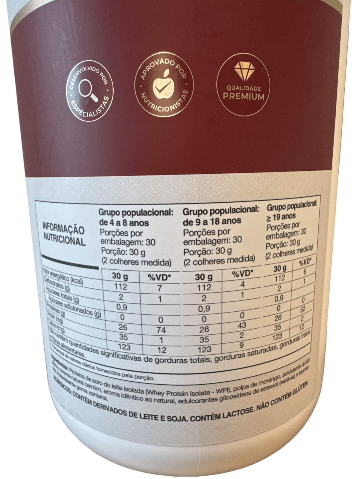 ISOFORT 900G FRUTAS VERMELHAS — VITAFOR