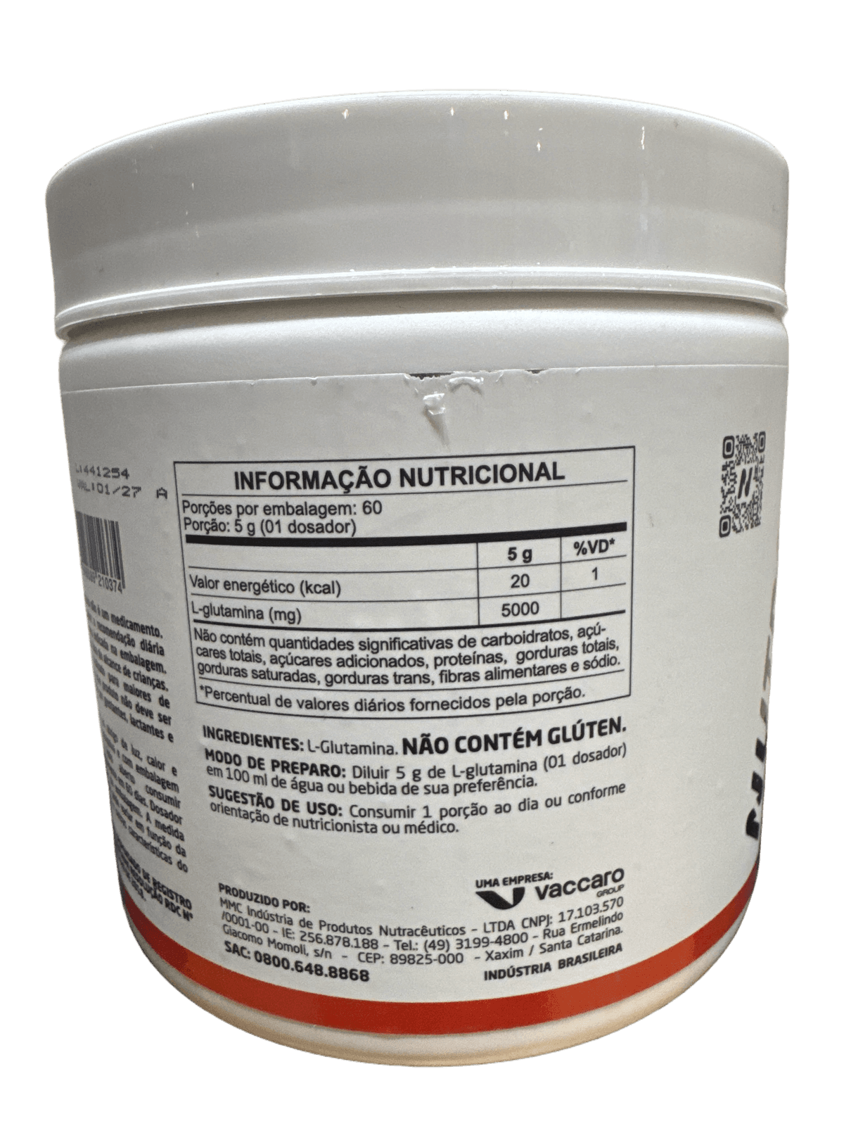 GLUTAMINA 300G — NUTRATA