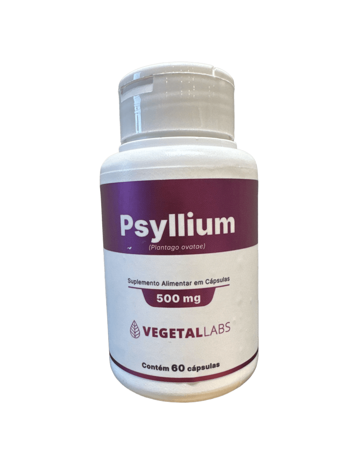 PSYLLIUM 500MG 60 CÁPSULAS — VEGETAL LABS