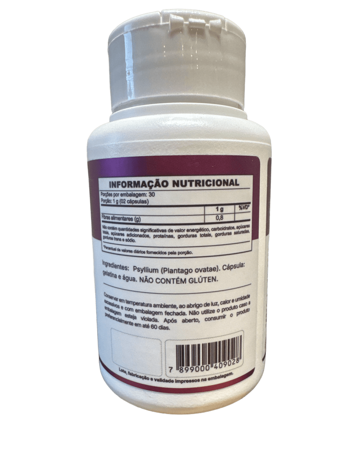 PSYLLIUM 500MG 60 CÁPSULAS — VEGETAL LABS
