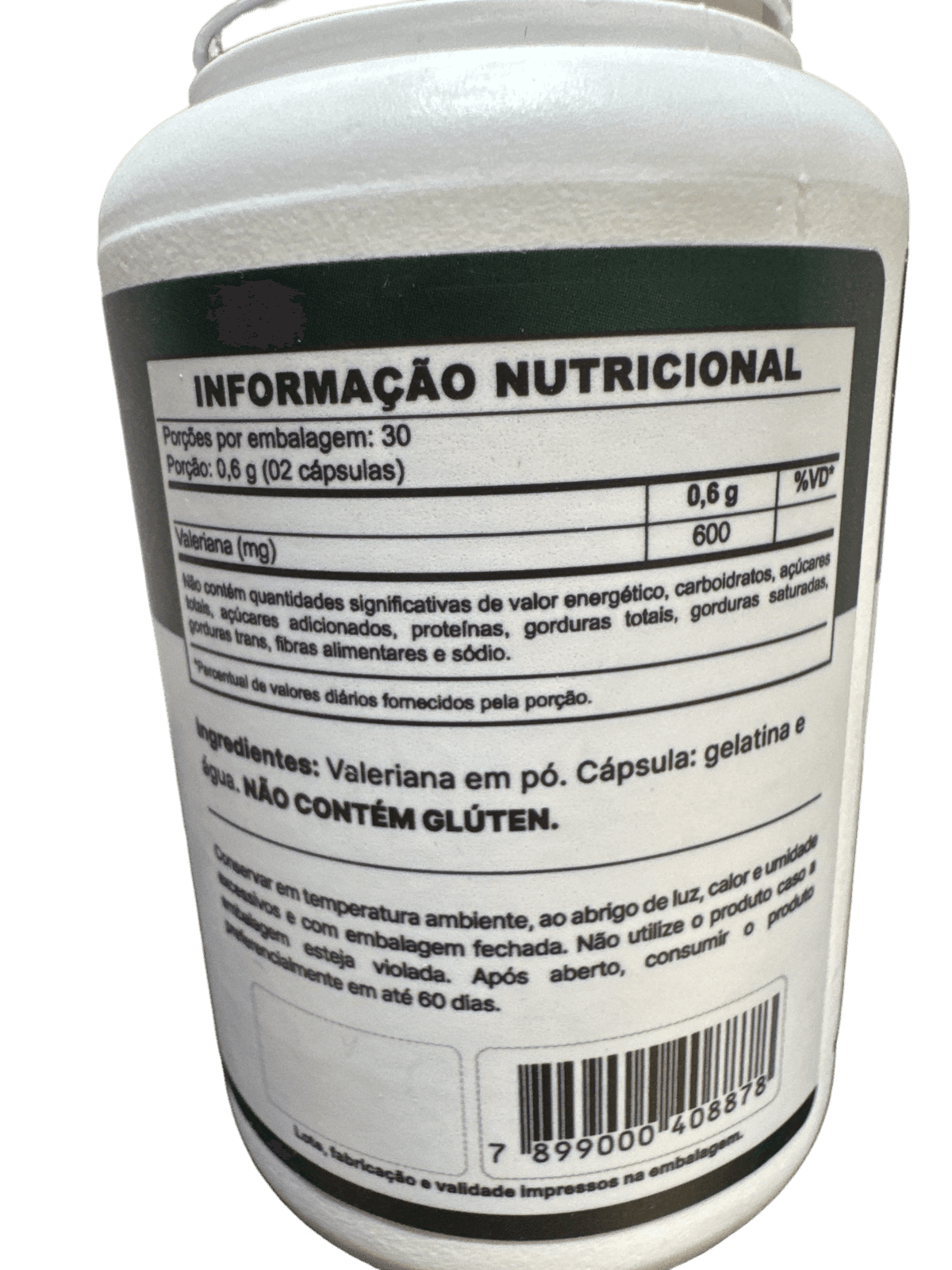 VALERIANA 300MG 60 CÁPSULAS — VEGETAL LABS
