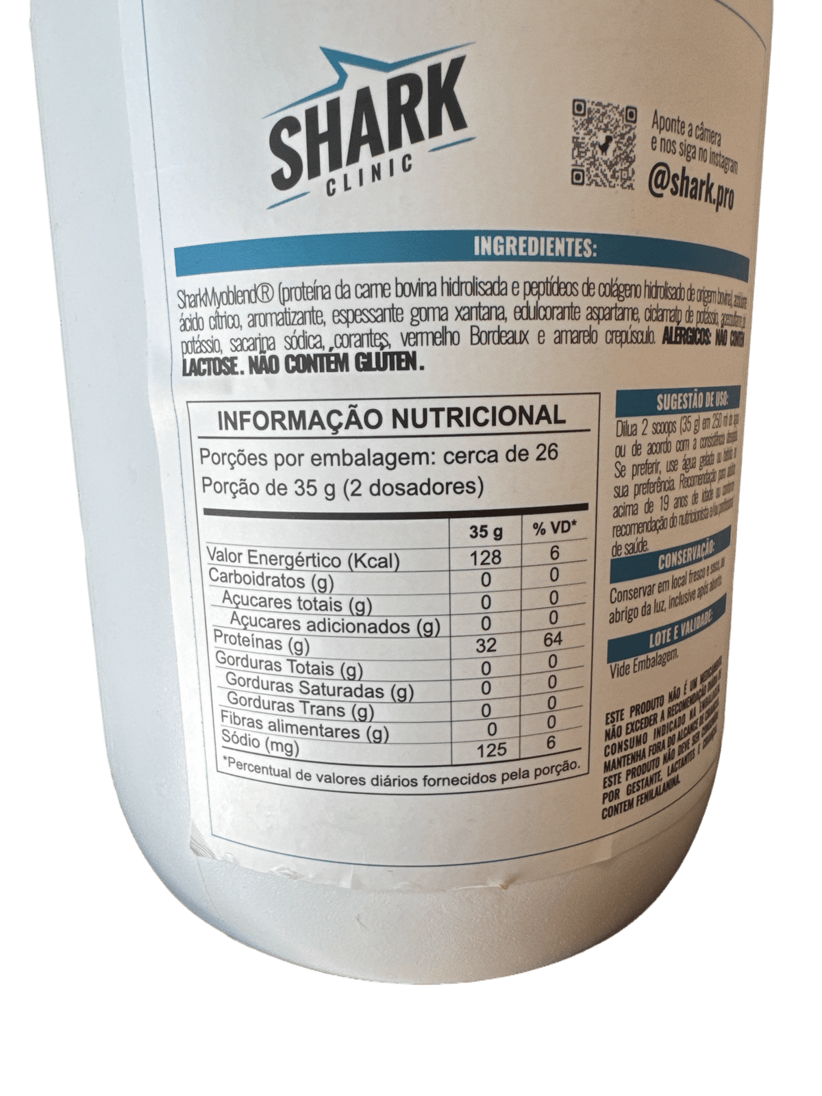 BEEF PROTEIN FRUTAS ROXAS 900G — SHARK PRO