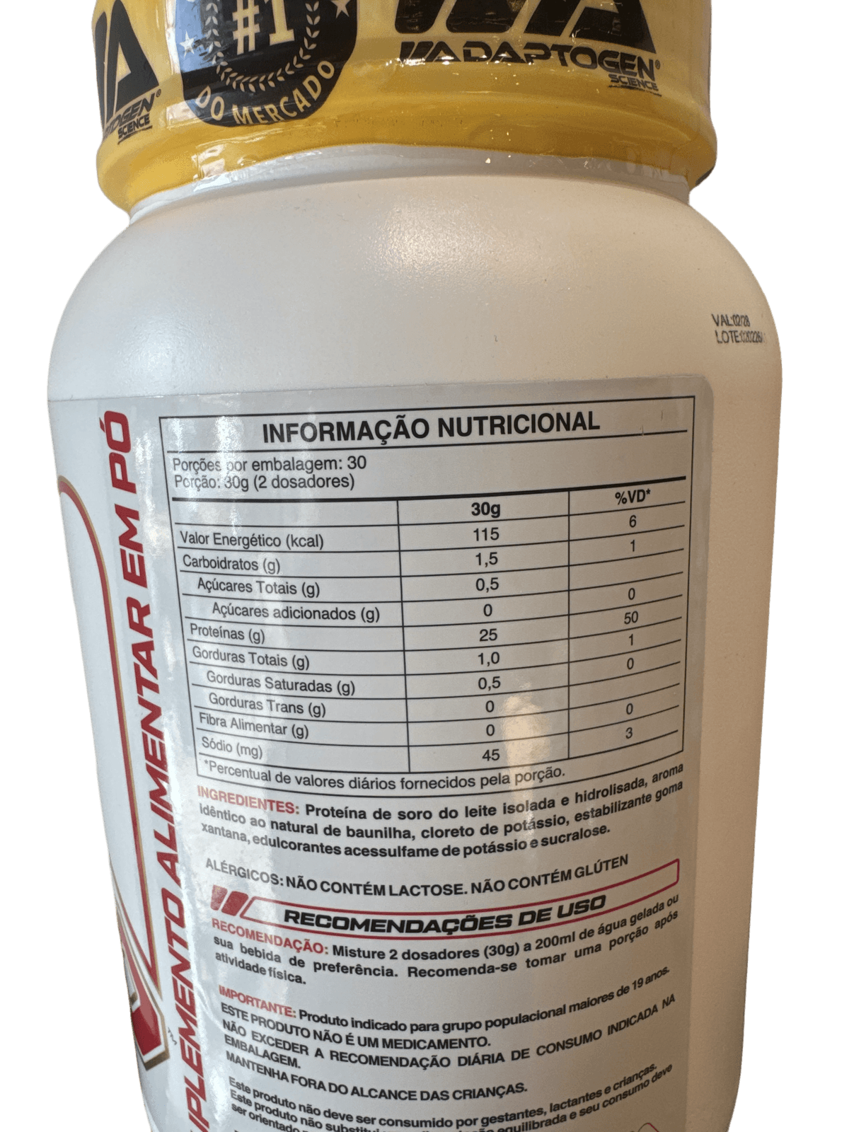 TASTY ISO VANILLA SUNDAE 900G — ADAPTOGEN