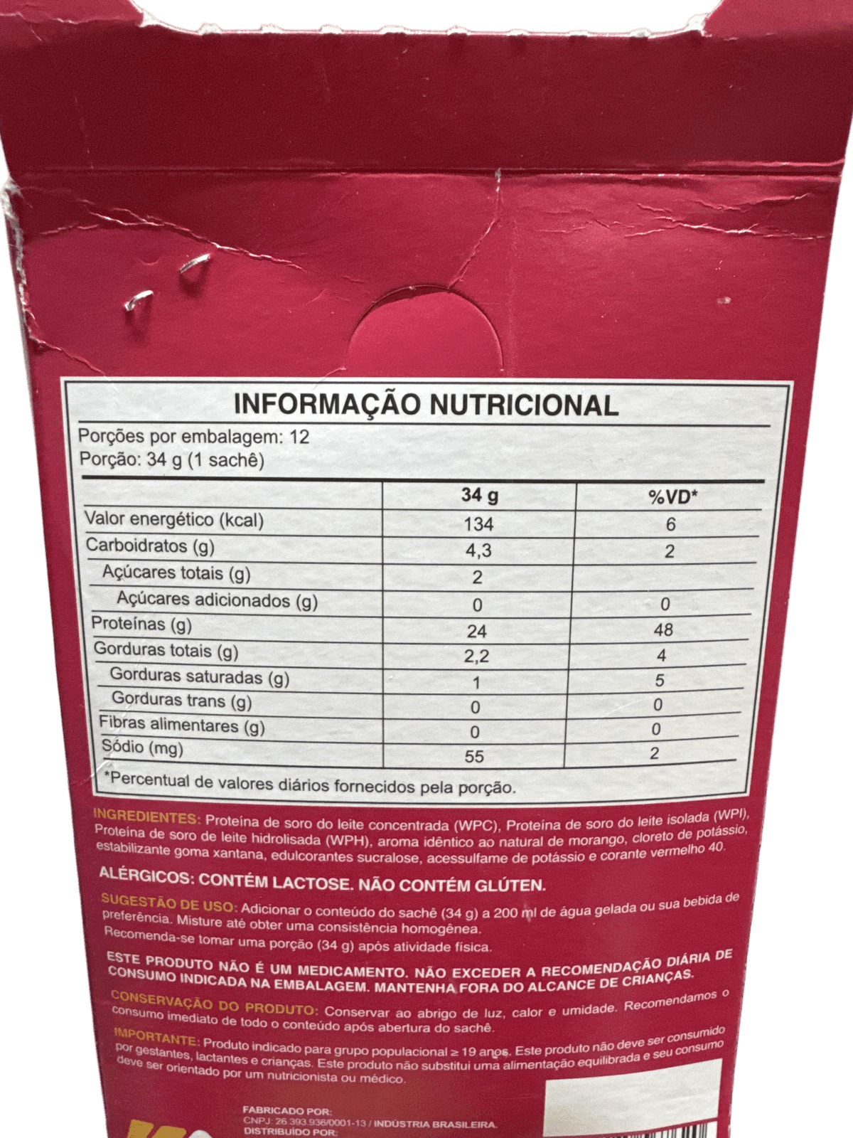 TASTY WHEY STRAWBERRY CREME 34G — ADAPTOGEN