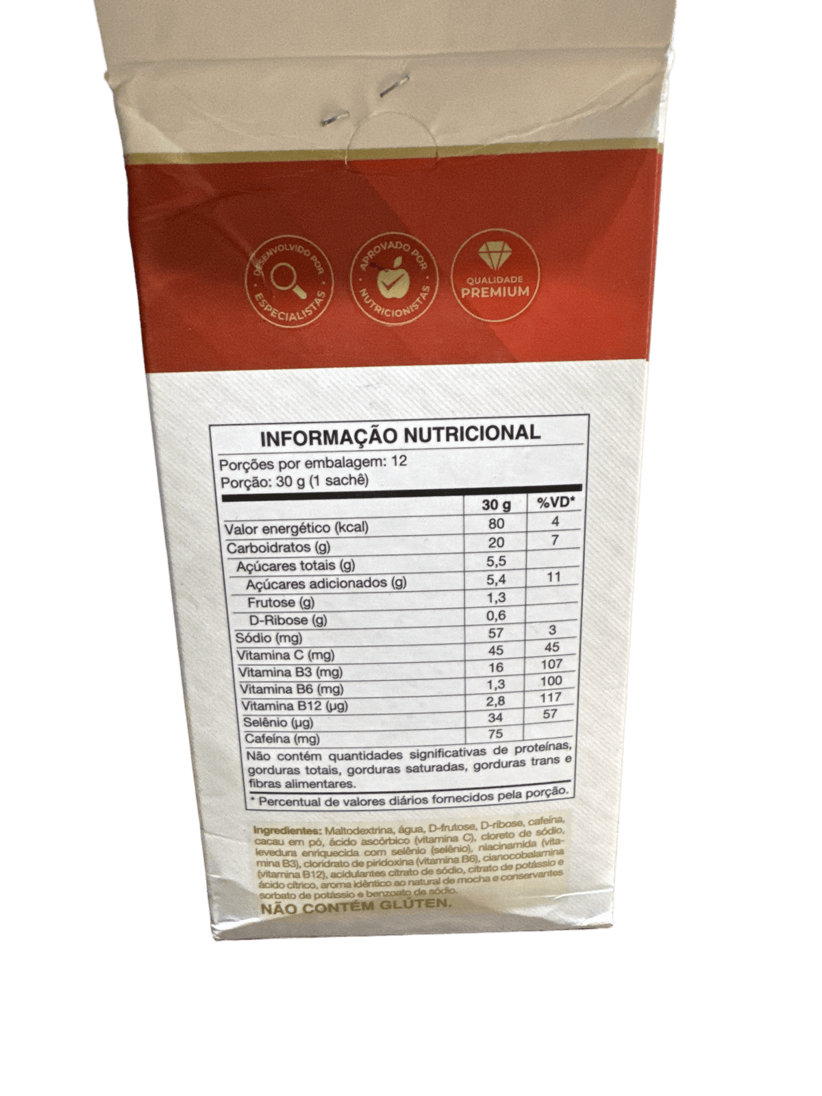 VITAFOR ENDURANCE CAFFEINE MOCHA GEL 30G
