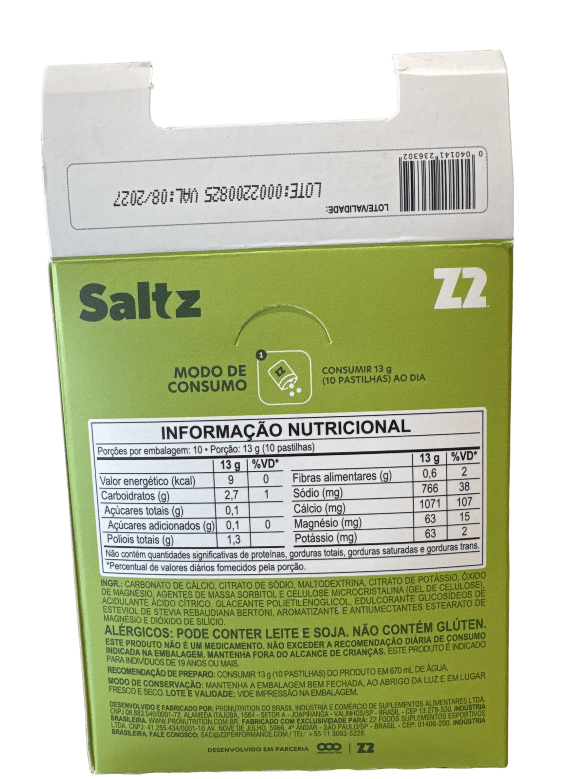 Z2 ENERGY PASTILHA LEMON 13G