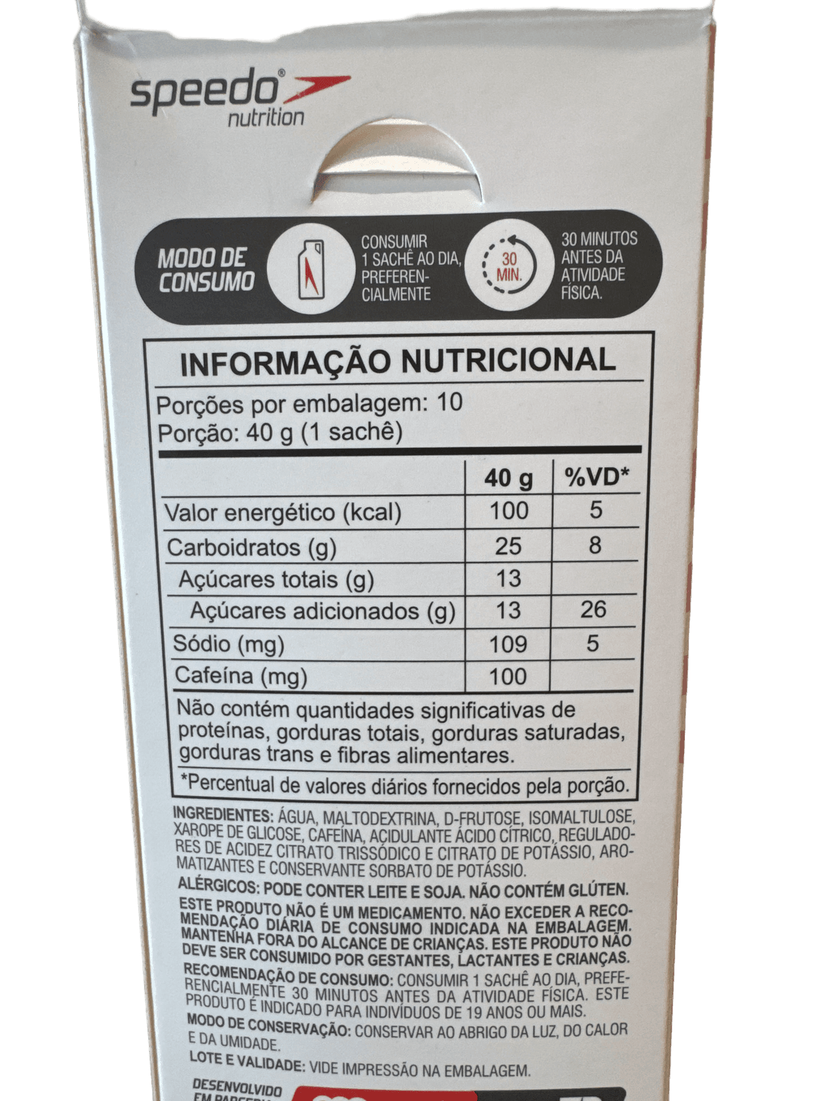 SPEEDO NUTRITION ENERGY GEL FRUTAS VERMELHAS 40G