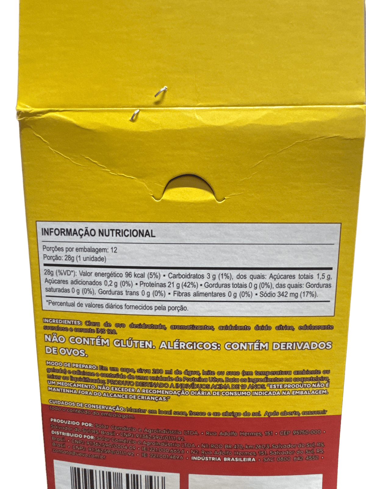 PROTEÍNA MORANGO 28G — UEVO