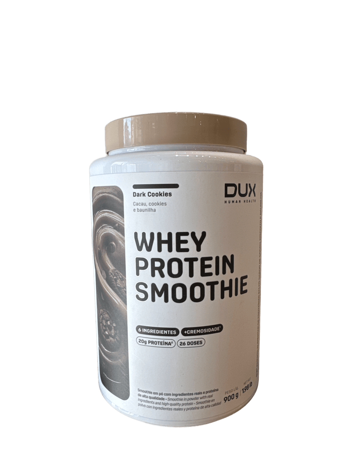 DUX WHEY PROTEIN SMOOTHIE DARK COOKIES 900G — DUX