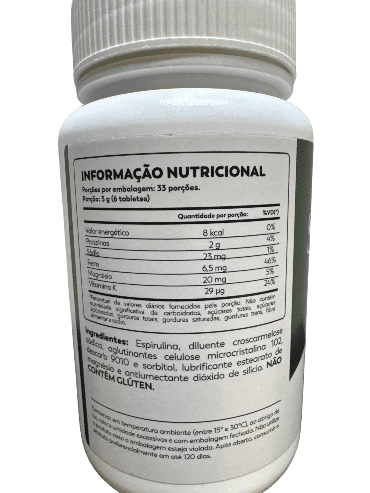 SPIRULINA 200 TABLETES — UNIÃO VEGETAL
