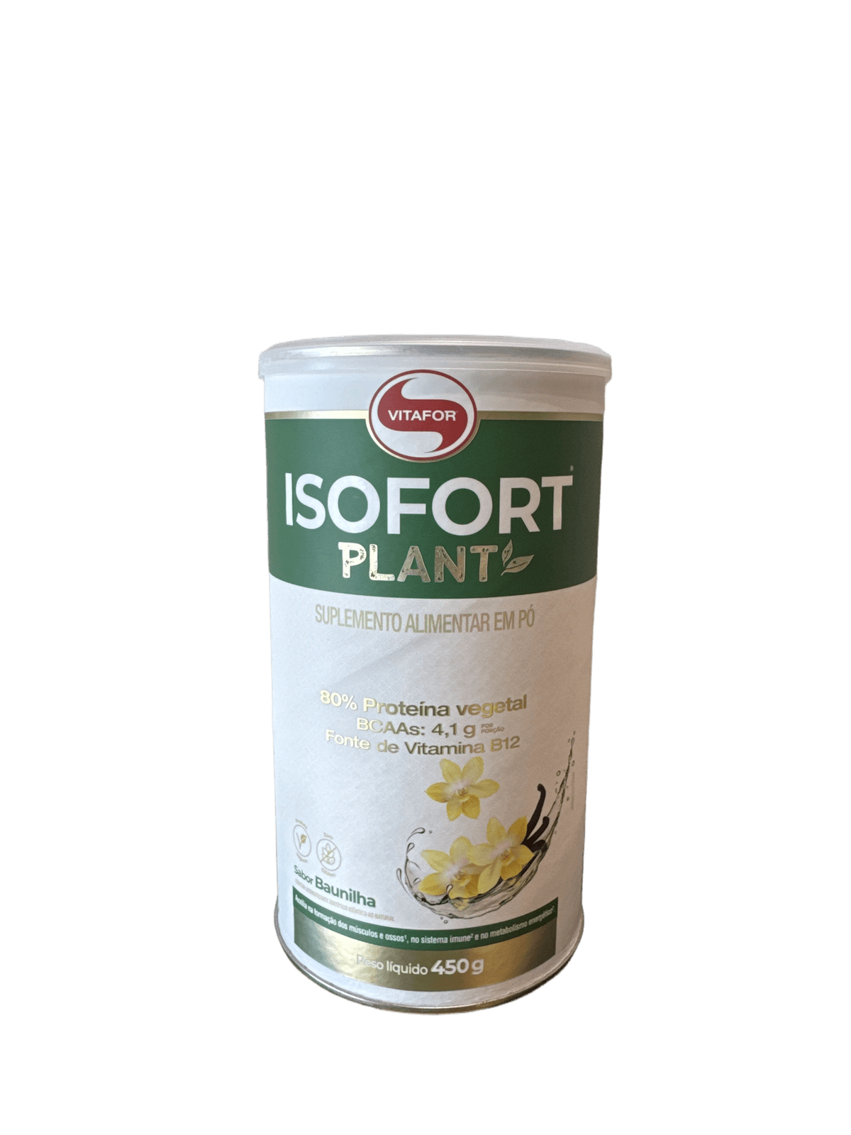 ISOFORT PLANT BAUNILHA 450G — VITAFOR — VITAFOR