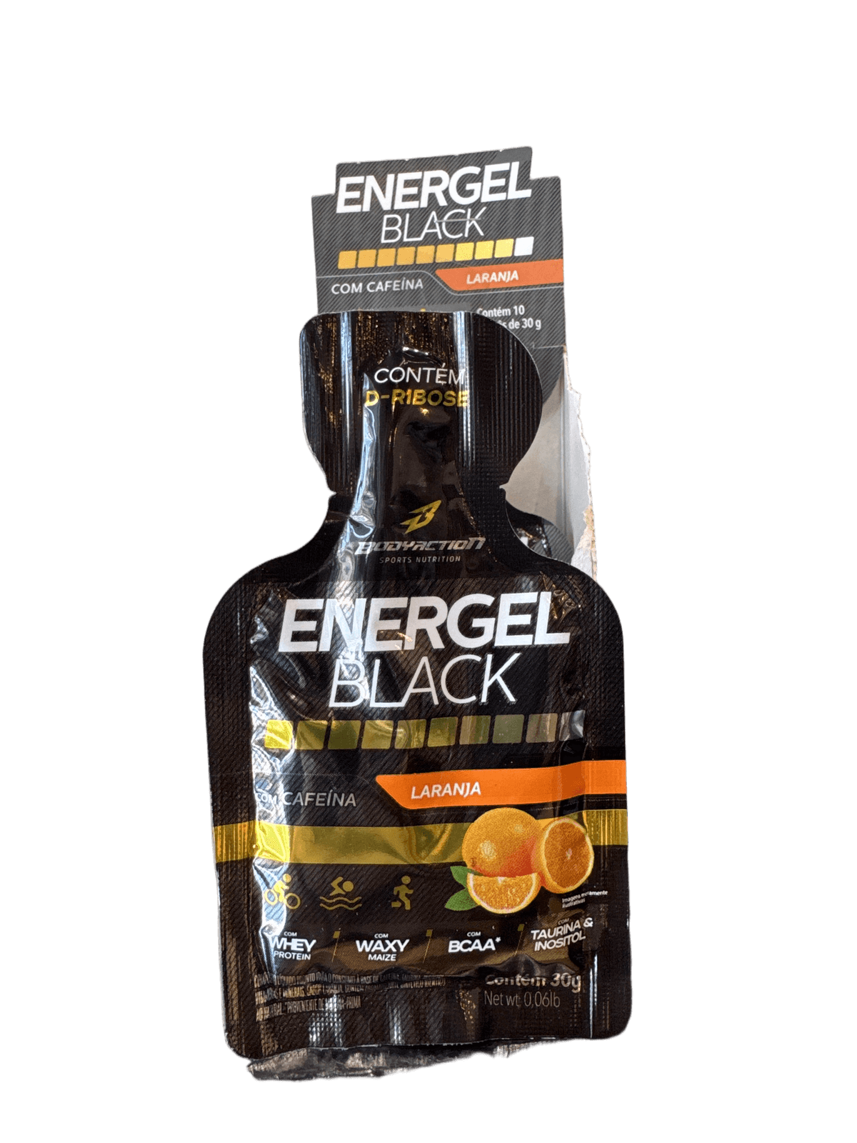 ENERGEL BLACK LARANJA 30G — BODYACTION — BODYACTION