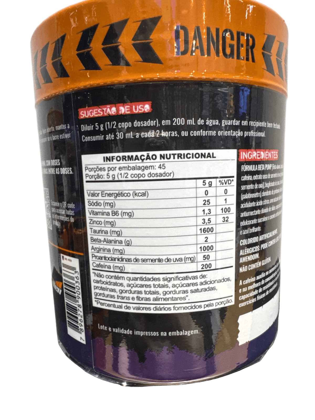 C4 BETA PUMP PRE WORKOUT AÇAÍ COM GUARANÁ 225G — NEW MILLEN