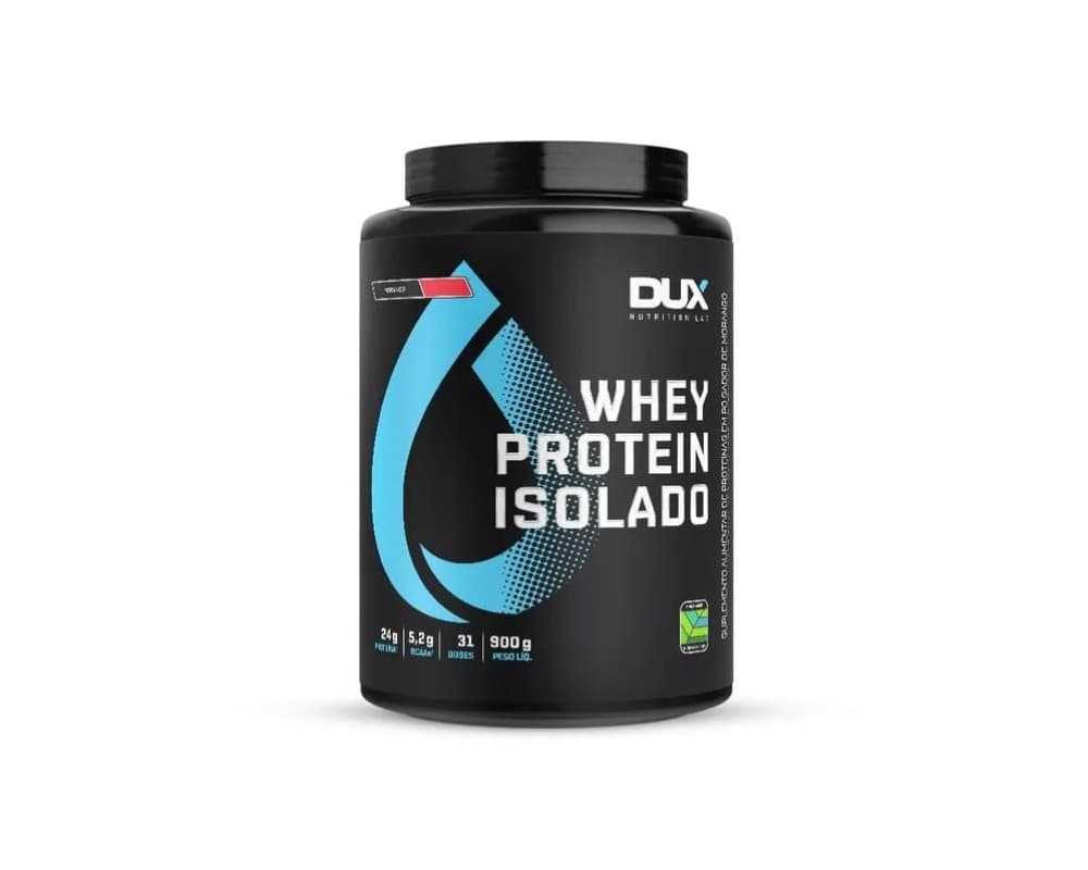 Whey Protein Isolado Morango 900g — Dux — DUX