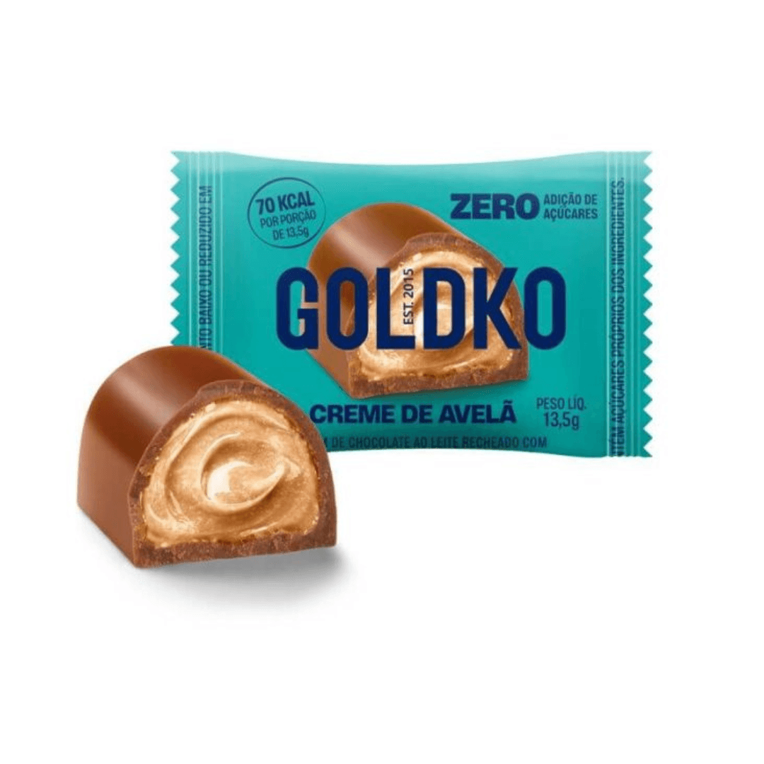 Bombom Creme de Avelã Zero 13,5g — Goldko — GOLDKO