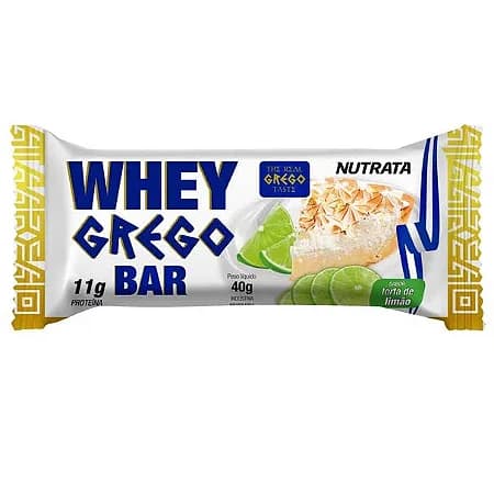 NUTRATA WHEY GREGO BAR TORTA DE LIMAO 40G — NUTRATA