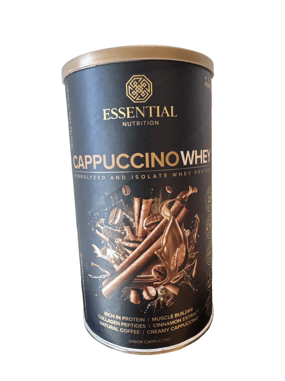 CAPPUCCINO WHEY 420G — ESSENTIAL — ESSENTIAL — vista alternativa