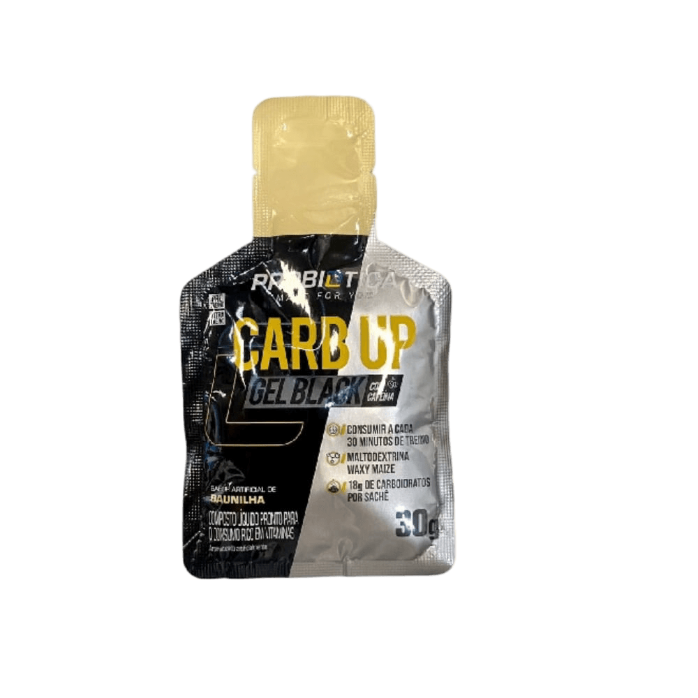 CARB UP GEL BLACK BAUNILHA 30G — PROBIÓTICA