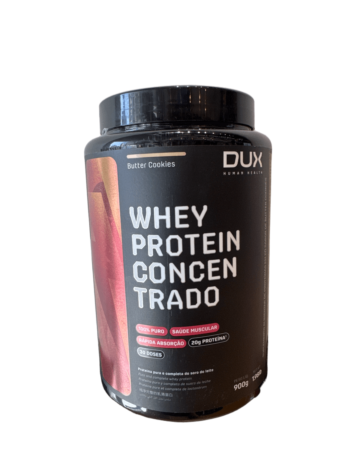 WHEY PROTEIN CONCENTRADO BUTTER COOKIES 900G — DUX — DUX — vista alternativa