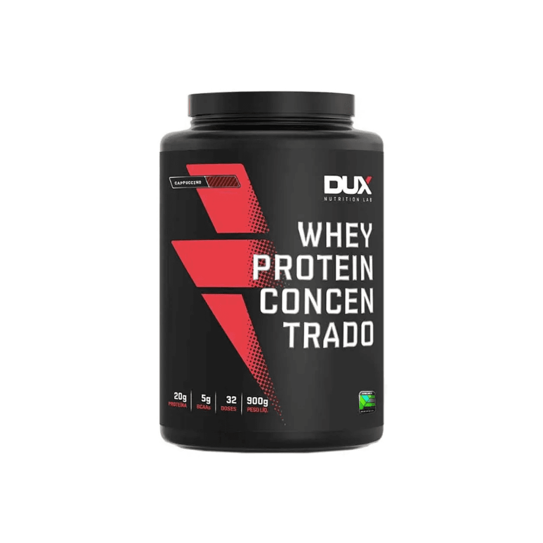 Whey Protein Concentrado Cappuccino 900g — Dux — DUX