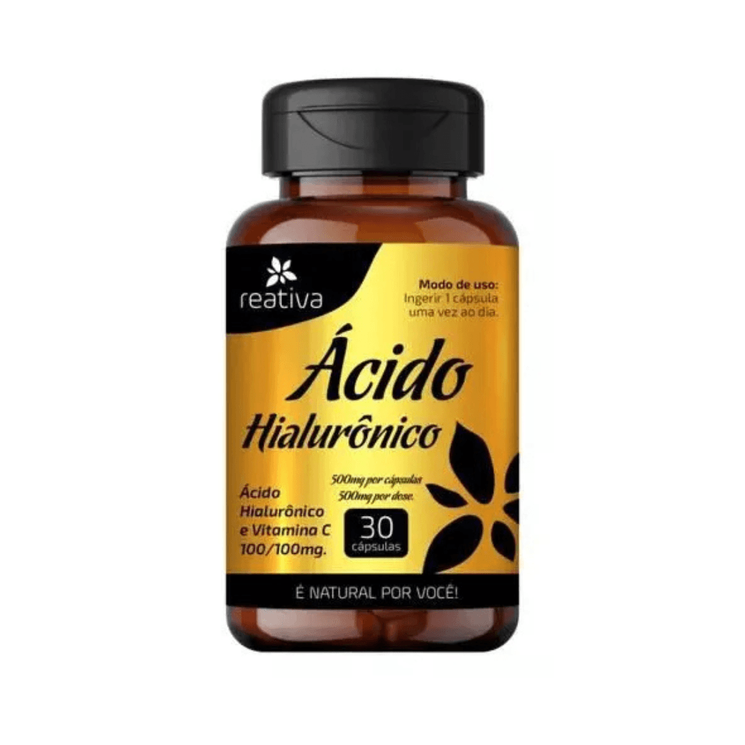REATIVA ACIDO HIALURONICO + VITAMINA C 30 CAPS