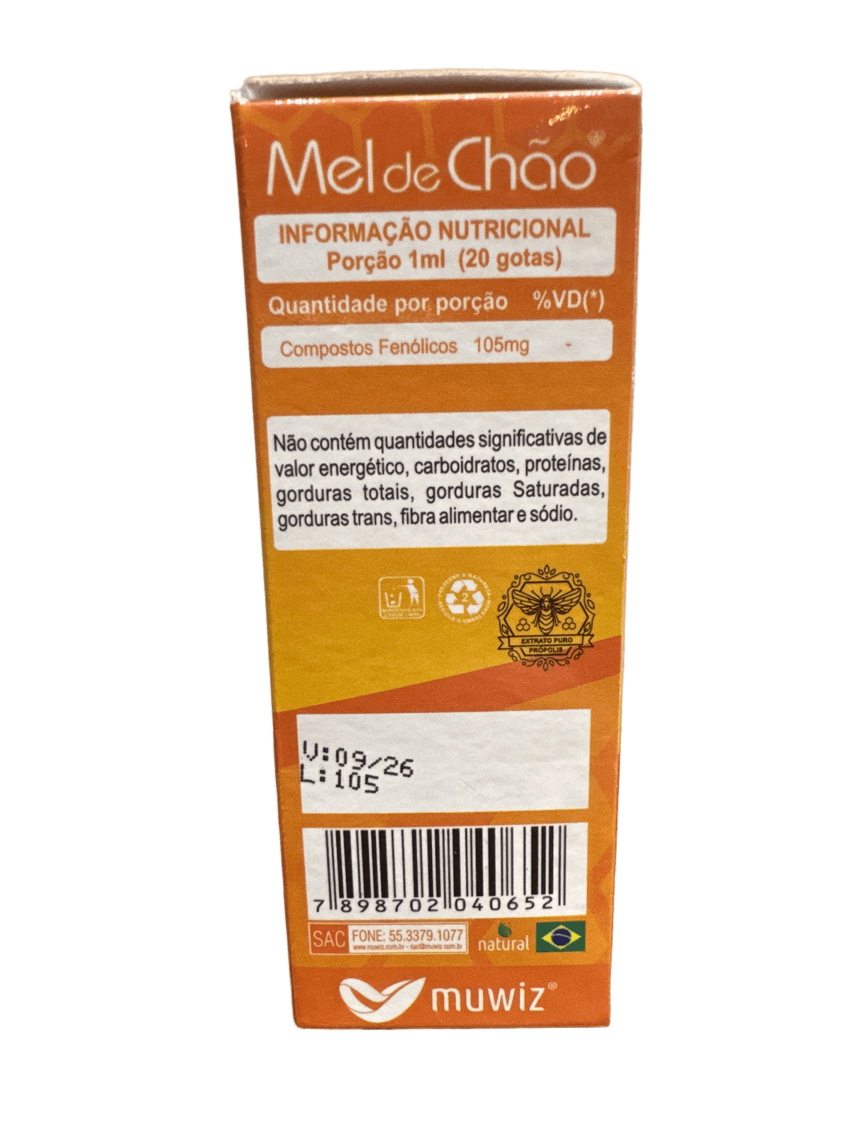 EXTRATO DE PRÓPOLIS 30ML — MEL DE CHÃO