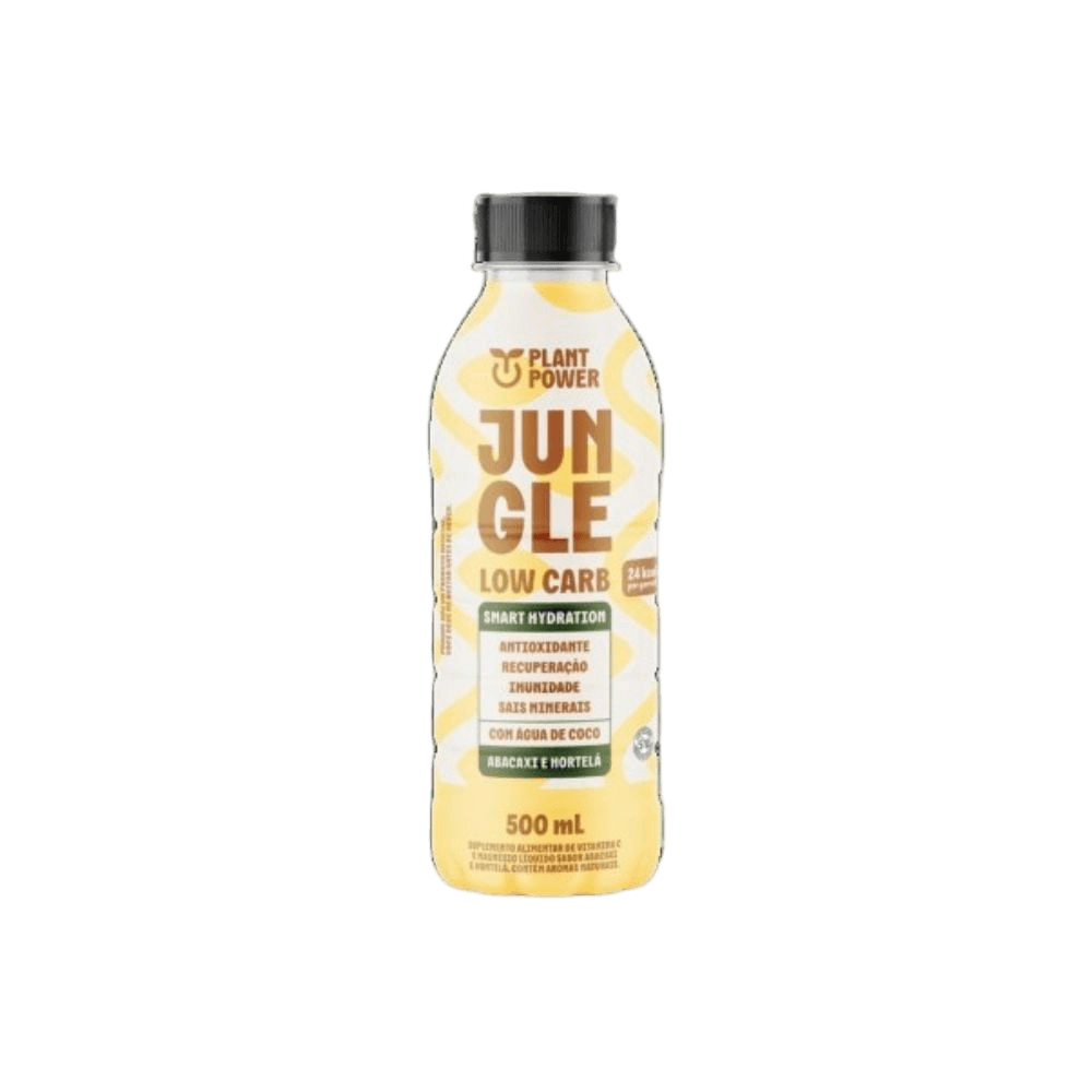 JUNGLE LOW CARB ABACAXI E HORTELÃ 500ML — PLANT POWER — PLANT POWER