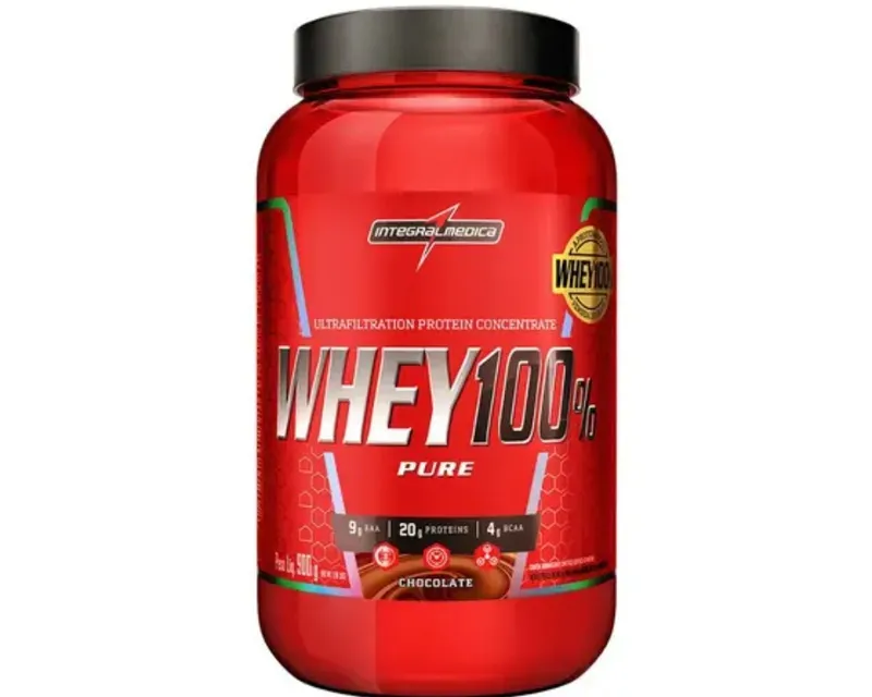 Whey 100% Pure Chocolate 900g — Integral Medica — INTEGRAL MEDICA